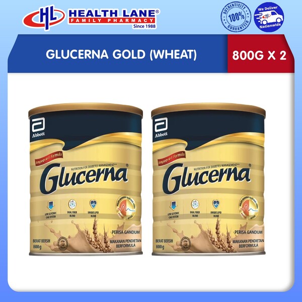 GLUCERNA GOLD (WHEAT) (800Gx2)